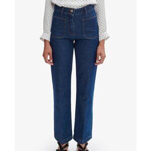 A.P.C Davi Jeans Mid-rise jeans with broken crease and straight leg 34